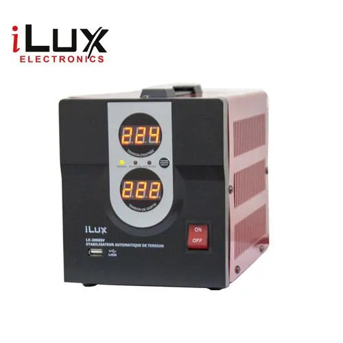 Ilux Stabilisateur Automatique Numérique 1500VA Ilux Stabilisateur Automatique Numérique 1500VA